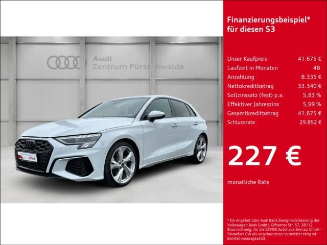 Audi S3 Sportback 2.0 TFSI S tronic quattro  Navi Digitale 2024 Benzine