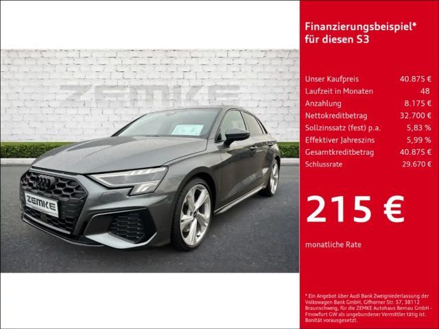 Audi S3 Sportback 2.0 TFSI quattro S tronic AD Navi Digita 2024 Benzine