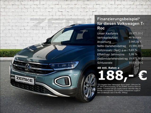 Volkswagen T-Roc 1.0 TSI Style OPF Digitales Cockpit LED El. Heckkl 2022 Benzine