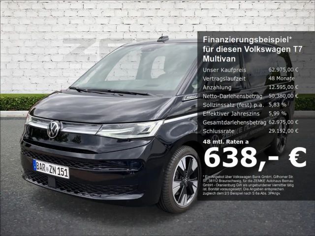 Volkswagen T7 Multivan Style 2,0 TSI DSG LÜ HUD StandHZG AHK-klappbar Pan 2024 Benzine