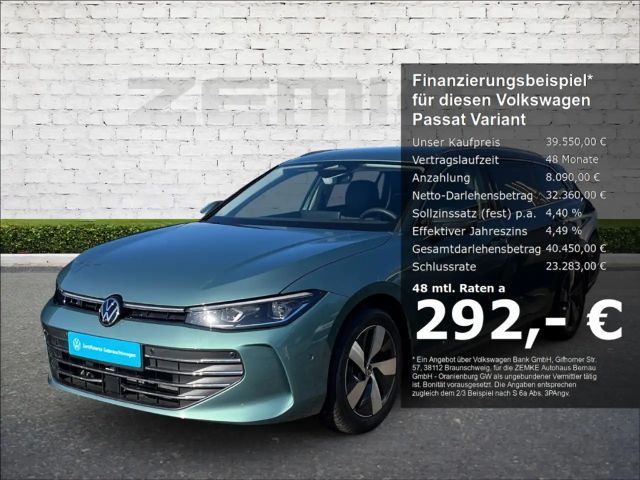 Volkswagen Passat Variant 1.5 eTSI DSG 3,99 % Business Navi Leder Digitales 2025 Benzine