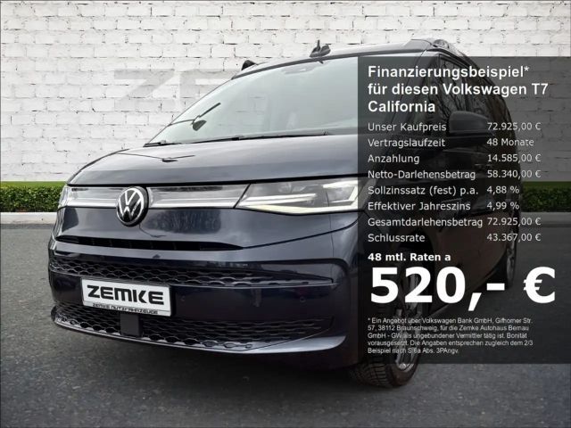 Volkswagen T7 California 2.0 TDI DSG Ocean  HUD AD StandHZG AHK-klappbar Na 2024 Diesel