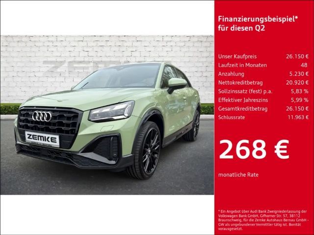 Audi Q2 35 TFSI S tronic S-line StandHZG Navi Digitales Co 2021 Benzine