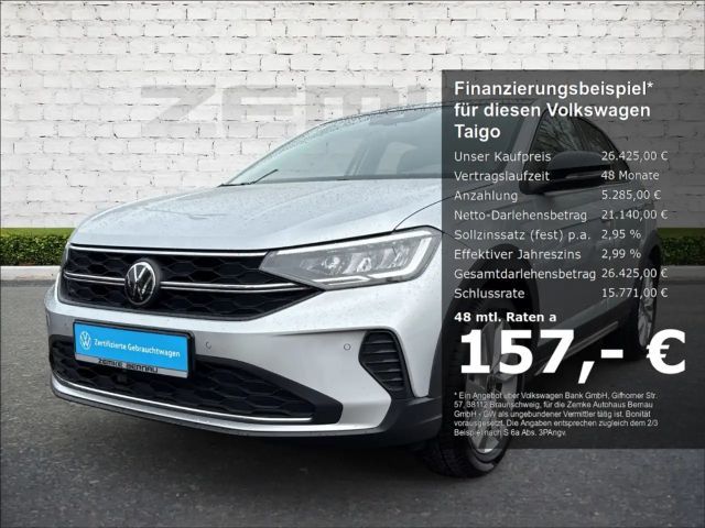 Volkswagen Taigo 1.0 TSI DSG Goal 3,99% El. Panodach Navi Digitales 2025 Benzine