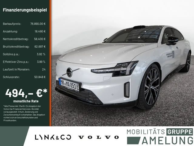 Volvo ES90 Single Motor Extended Range Ultra 360° 2026 Elektrisch