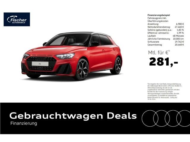 Audi A1 Sportback 40 TFSI S line LED/NAV/SH/VCP/DAB 2025 Benzine