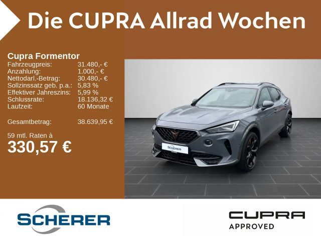 Cupra Formentor VZ 2.0 TSI 4Drive Matrix-LED, Top View 2024 Benzine