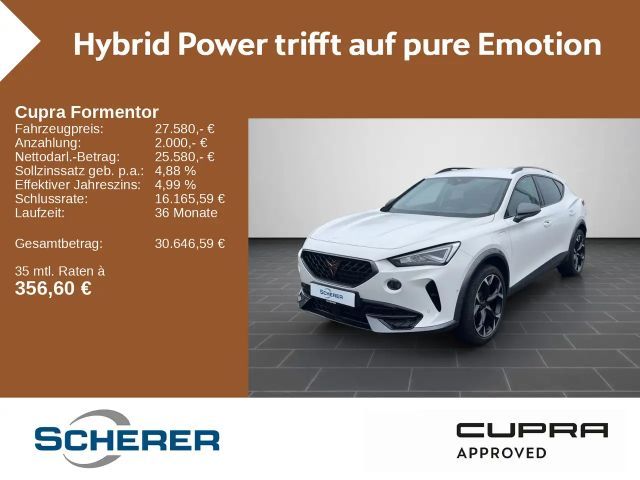 Cupra Formentor 1.4 e-HYBRID Full Link, ACC, RFK, SHZ 2024 Hybride / Benzine