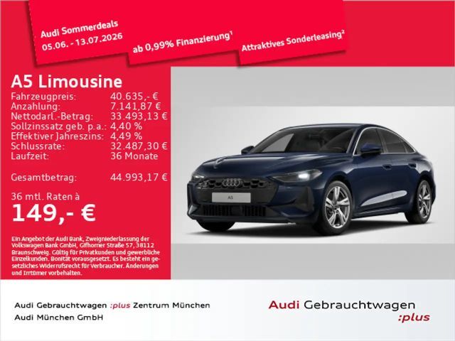 Audi A5 TDI S tronic ACC/Leder/Kamera 2025 Diesel