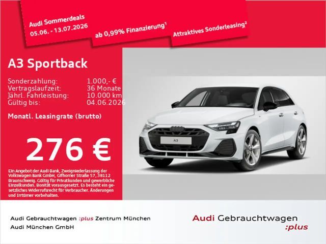 Audi A3 30 TFSI S tronic S line Navi+/Virtu 2025 Benzine