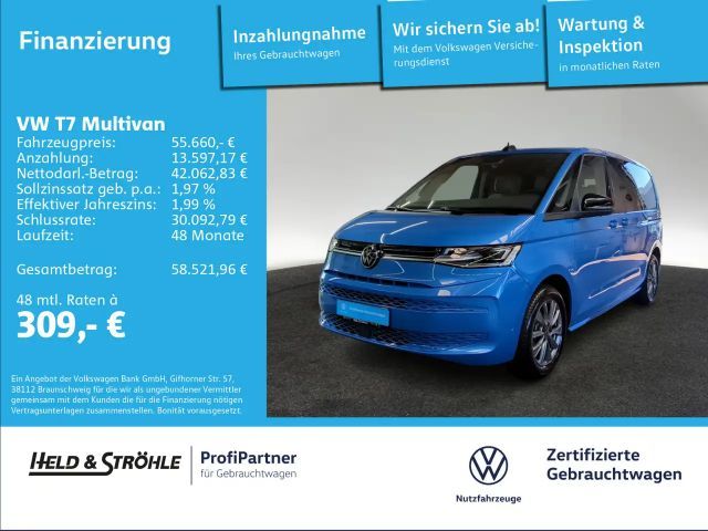 Volkswagen T7 Multivan Life KÜ 2.0 TSI DSG AHK STANDHZ 7Si 2025 Benzine