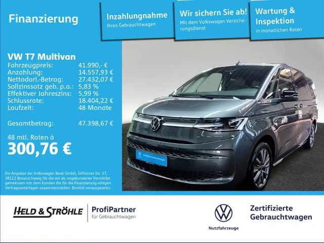 Volkswagen T7 Multivan Multivan ENERGETIC LÜ eHybrid 6Si PANO STANDHZ 2022 Hybride / Benzine