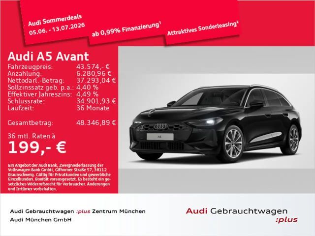 Audi A5 TFSI qu. S tronic AHK/ACC/Kamera/Leder 2025 Benzine