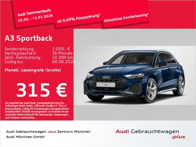 Audi A3 40 TFSI e S tronic S line LED/ACC/H 2025 Hybride / Benzine