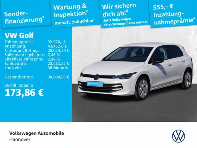 Volkswagen Golf VIII 1.5 TSI Goal eHybrid DSG Navi HUD DigC 2025 Hybride / Benzine