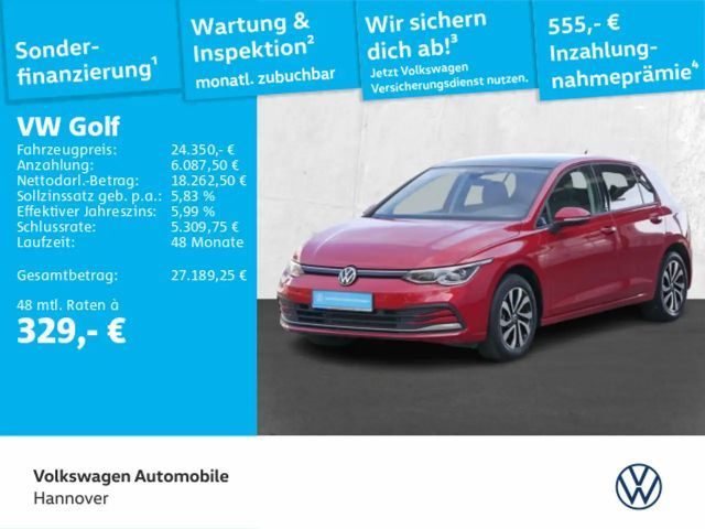 Volkswagen Golf VIII 1.5 eTSI DSG Active ACC DigCockpit Nav 2022 Benzine