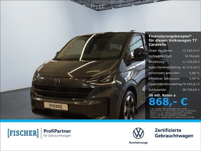 Volkswagen T7 Caravelle 2.0TDI Aut. lang LR Life Matrix Navi SHZ ACC PDC V 2026 Diesel