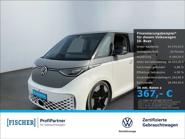 Volkswagen ID. Buzz Pro kurz KR Matrix Navi 360° ACC Klima SHZ 2022 Elektrisch