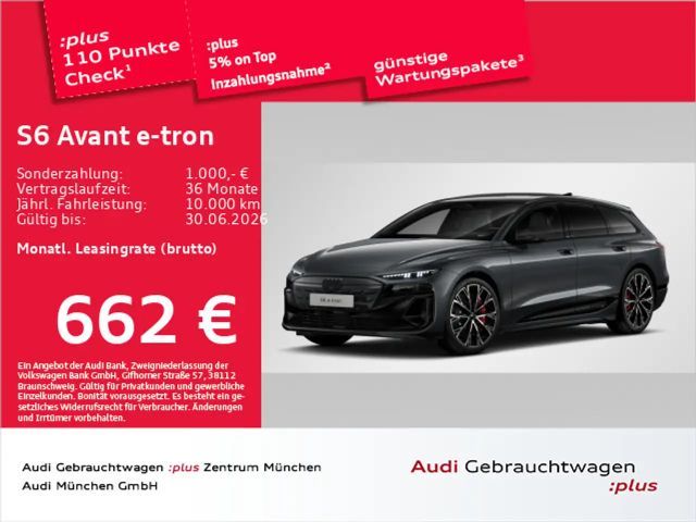 Audi S6 e-tron edition one Pano/ACC/B&O/LuftFed 2024 Elektrisch