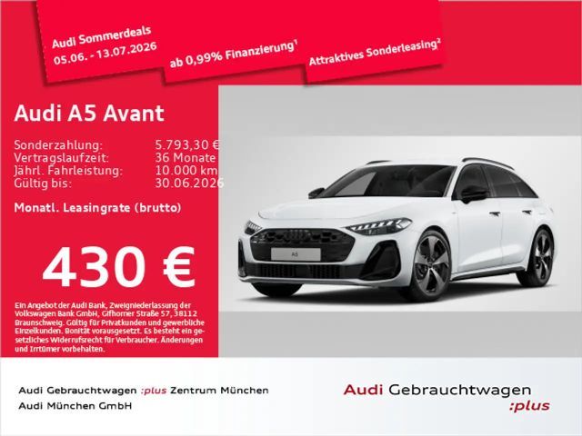 Audi A5 e-hybrid qu. S tronic S line LED/ACC/Ka 2025 Hybride / Benzine
