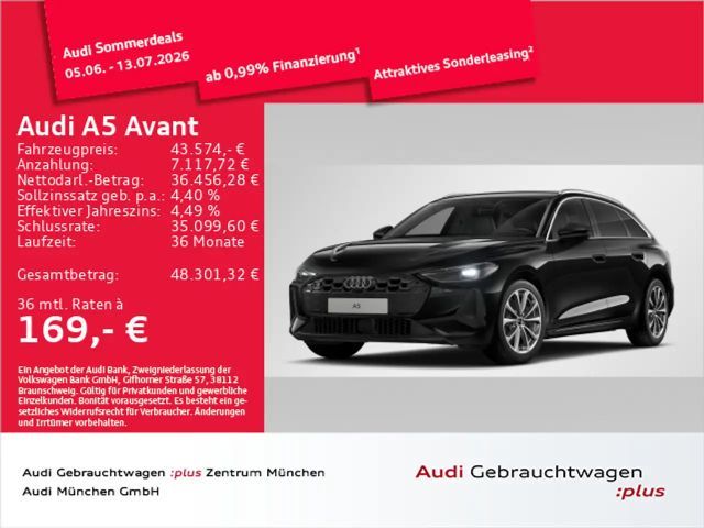 Audi A5 TFSI qu. S tronic AHK/ACC/Kamera/Leder 2025 Benzine