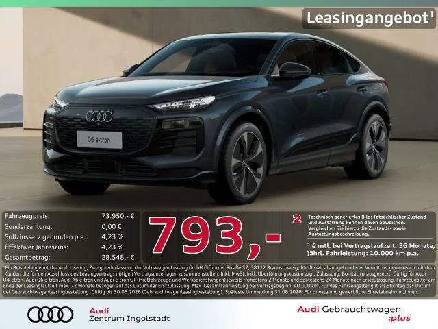 Audi Q6 e-tron Sportback qu Tech pro AHK MATRIX LUFT 2025 Elektrisch