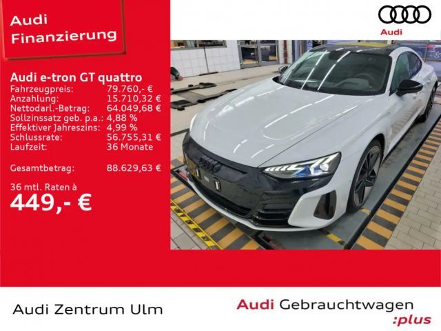 Audi e-tron GT e-tron GT RS qu. PANO LUFT B&O HuD MATRIX 21" 2023 Elektrisch