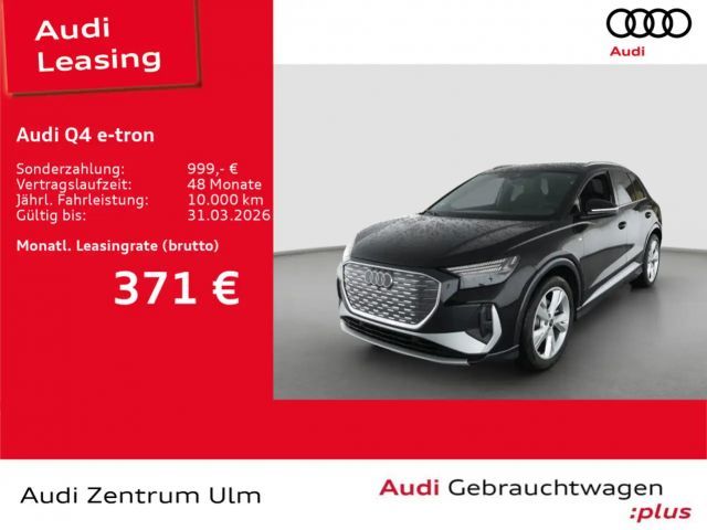 Audi Q4 e-tron 35 S-Line 20 AHK HuD MATRIX NAVI WÄPU 2025 Elektrisch