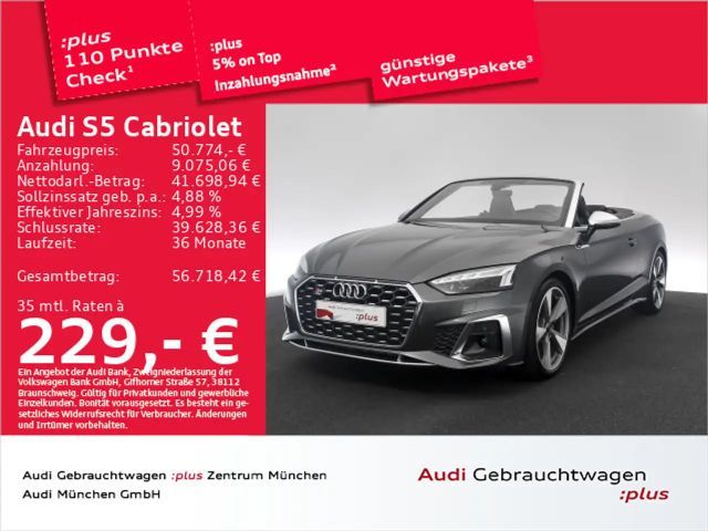 Audi S5 TFSI B&O/AHK/Kamera 2023 Benzine