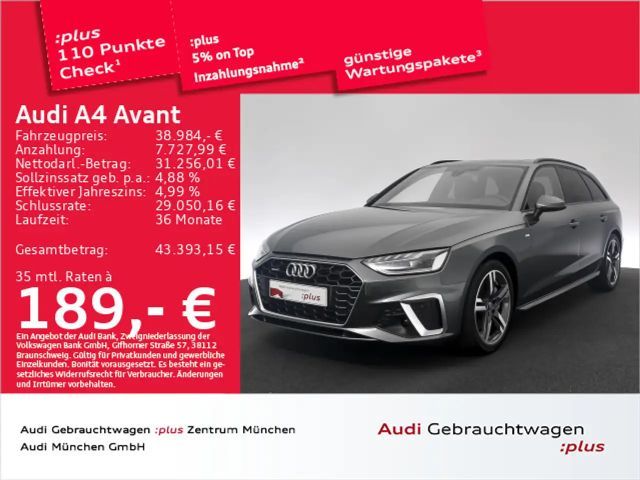 Audi A4 40 TFSI qu. S tronic 2x S line Pano/Mat 2024 Benzine