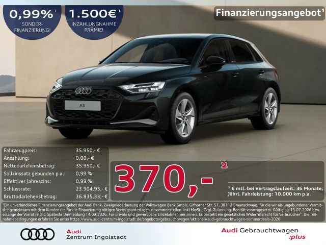 Audi A3 Sportback 40 TFSI e advanced LED STHZG Kamera 2025 Hybride / Benzine