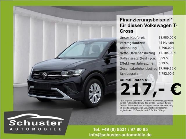 Volkswagen T-Cross 1.0TSI*LED SHZ digCockp VKZ-Erk AppConn 2025 Benzine