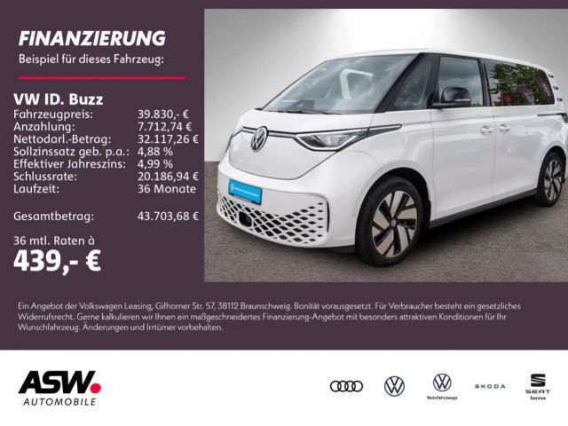 Volkswagen ID. Buzz ID.Buzz Pro KR MATRIX Navi RFK ACC SHZ 2023 Elektrisch