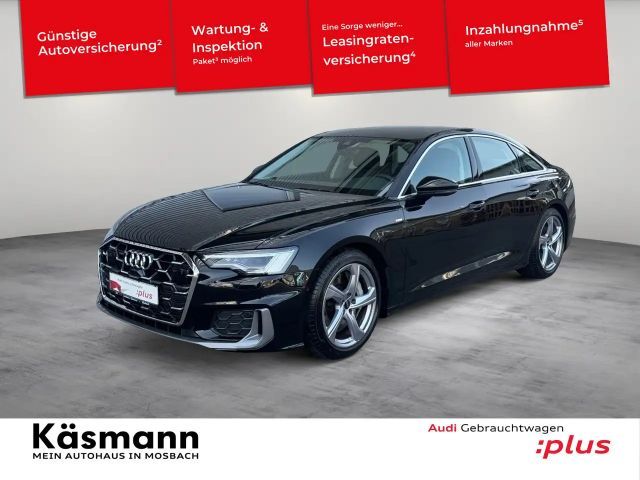 Audi A6 Lim. S line 50TFSIe qu MATRIX 360° ACC LEDER 2024 Hybride / Benzine