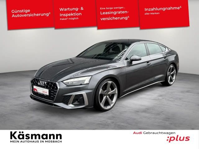 Audi A5 S line 40TFSI qu MATRIX HUD KAM ACC 2023 Benzine