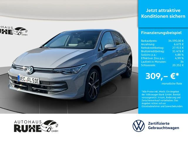 Volkswagen Golf VIII Style EDITION 50 1,5 eHybrid PANO 2024 Hybride / Benzine