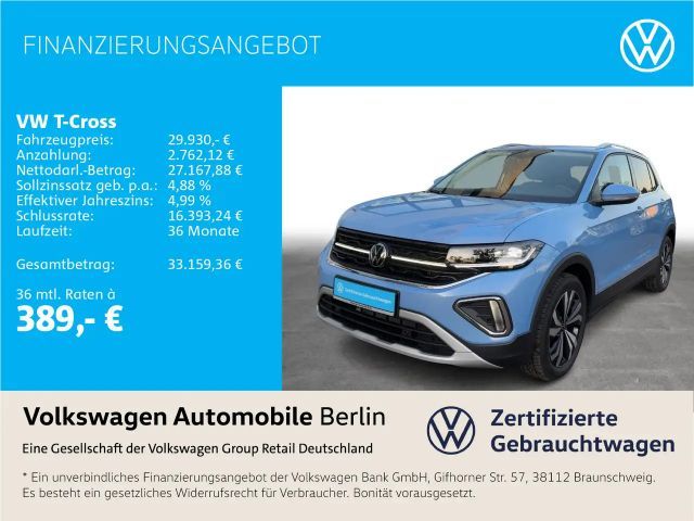 Volkswagen T-Cross 1.5 TSI DSG Style Navi Matrix-LED SHZ 2025 Benzine