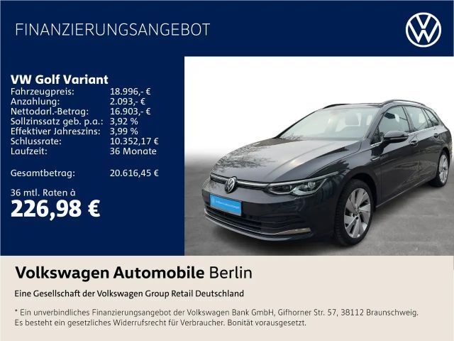 Volkswagen Golf Variant VIII 2.0 TDI DSG Style Navi LED SHZ 2021 Diesel