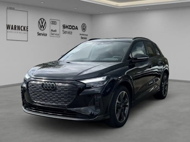 Audi Q4 e-tron 40 basis advanced 82 kWh LED AHK NAV GRA PDC SHZ L 2023 Elektrisch