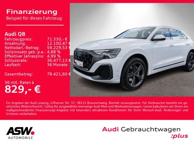 Audi Q8 SUV 50TDI S line NAVI LED PANO HUD AHK 360° 2024 Diesel
