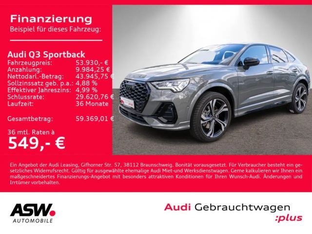 Audi Q3 S line 45TFSI qu. Leder 360° Pano 2025 Benzine