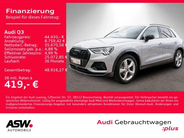Audi Q3 SUV advanced 35TFSI Stron NAVI MATRIX AHK ACC 2025 Benzine