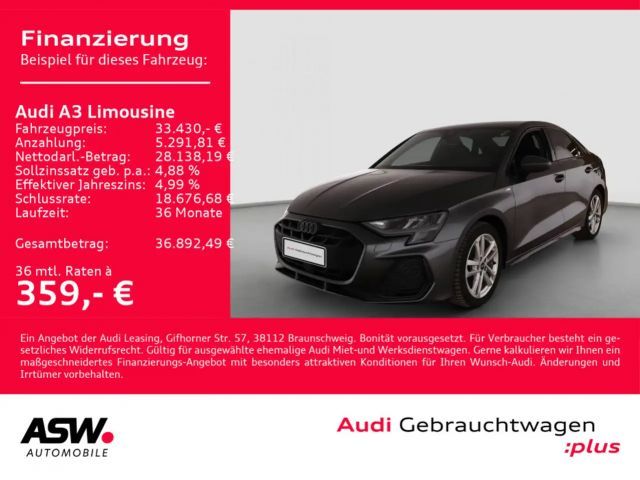 Audi A3 S line 35TFSI Stronic NAVI LED AHK 2025 Benzine
