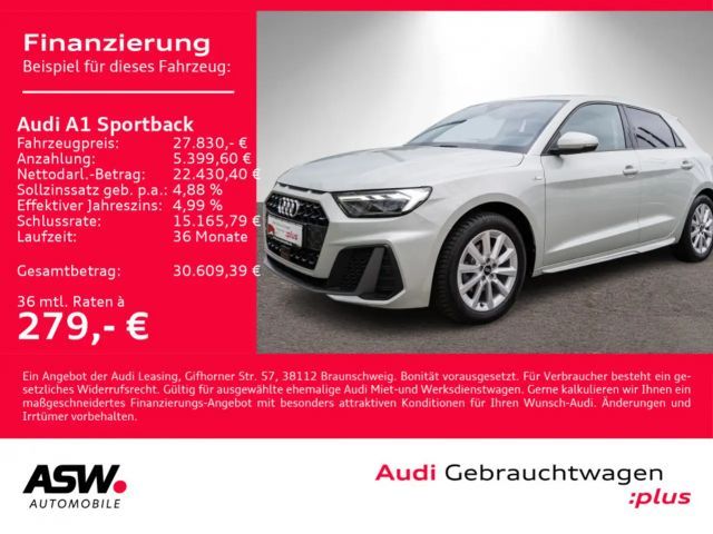 Audi A1 S line 30TFSI Stron NAVI LED ACC VC 2025 Benzine