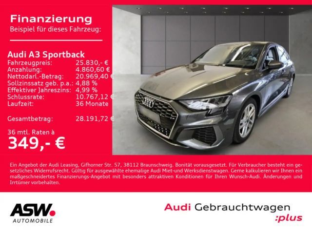 Audi A3 S line 30TDI Stronic NAVI LED B&O 2023 Diesel