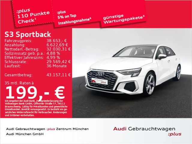 Audi S3 TFSI S tronic Pano/B&O/Massage 2024 Benzine