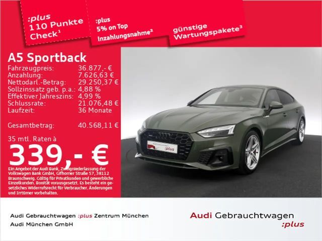 Audi A5 40 TFSI qu. S tronic S line Virtual 2022 Benzine
