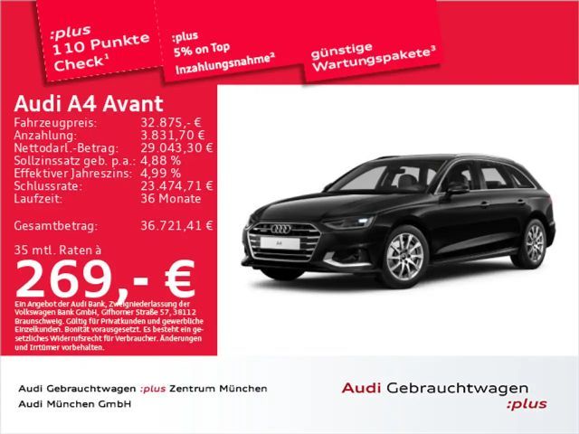 Audi A4 40 TFSI qu. S tronic advanced Leder/Nav 2023 Benzine