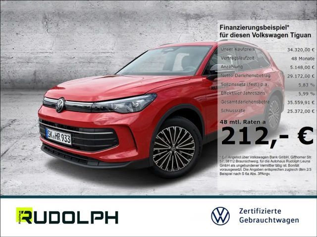 Volkswagen Tiguan Goal 1.5 eTSI 7-Gang-DSG LED Navi AHK BT SHZ ACC 2025 Benzine