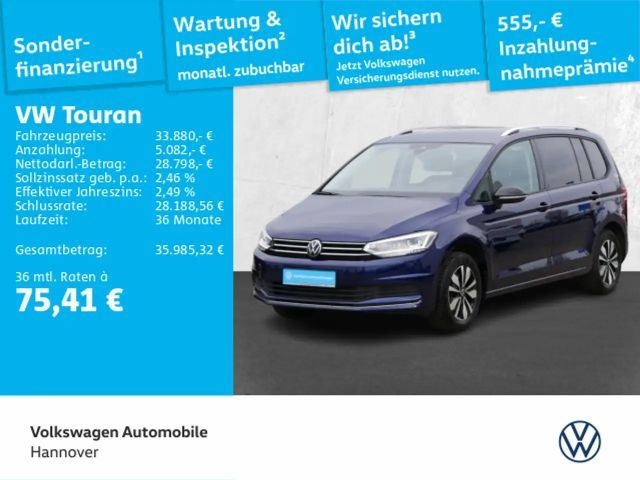 Volkswagen Touran 2.0 TDI DSG Goal Navi AHK LED ACC DigCock 2025 Diesel